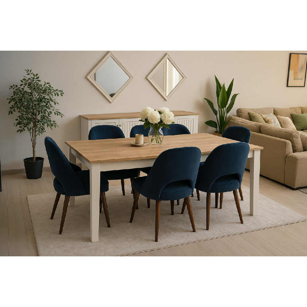 Whity dining room
