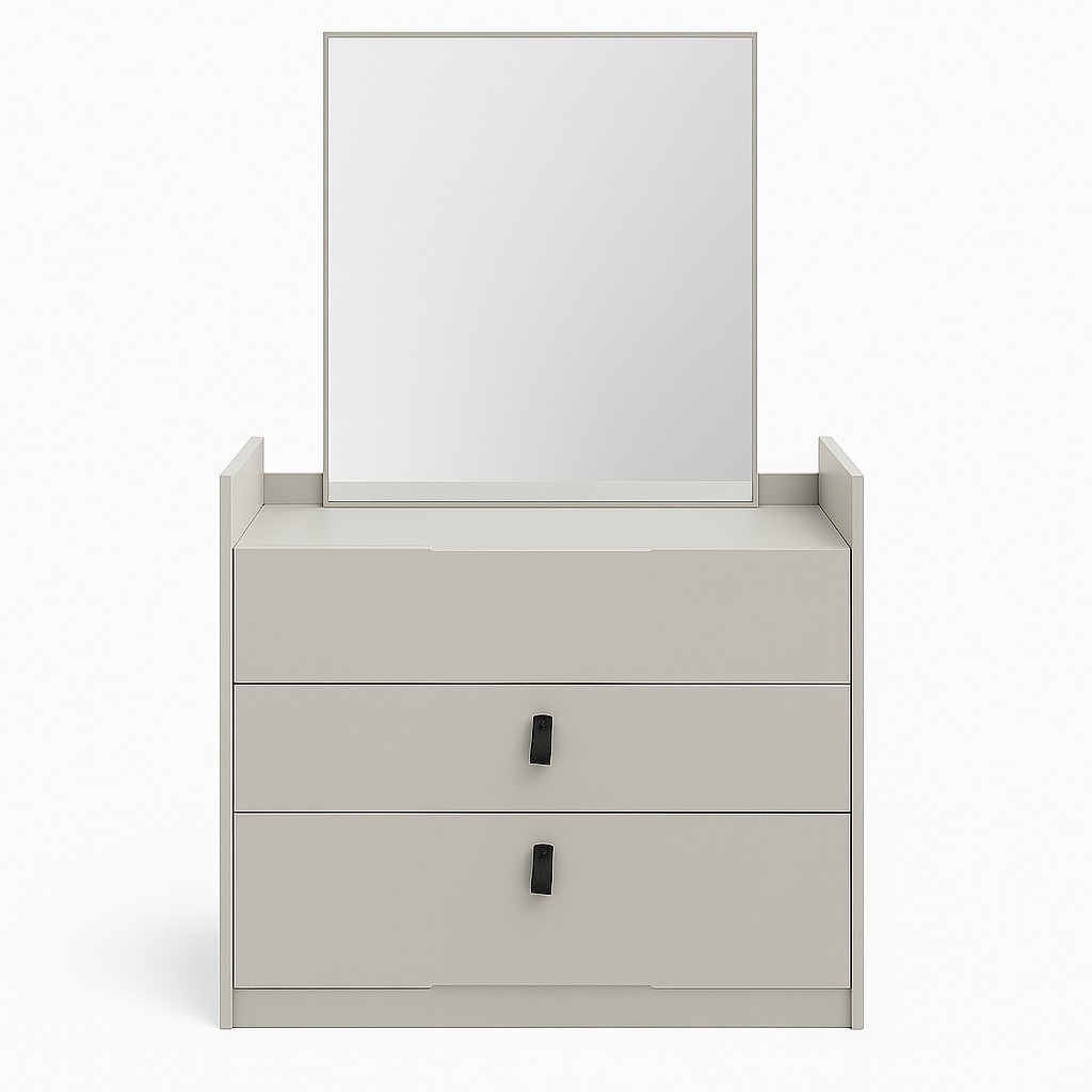 Grey Dresser with Mirror