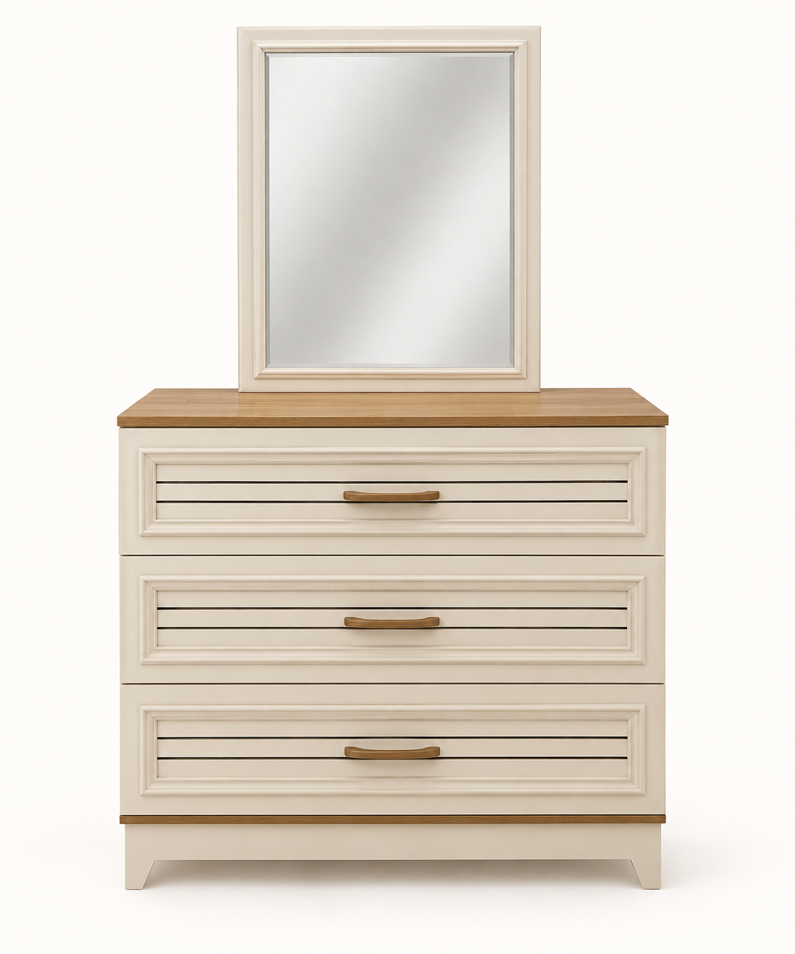 Whity Dresser with Mirror