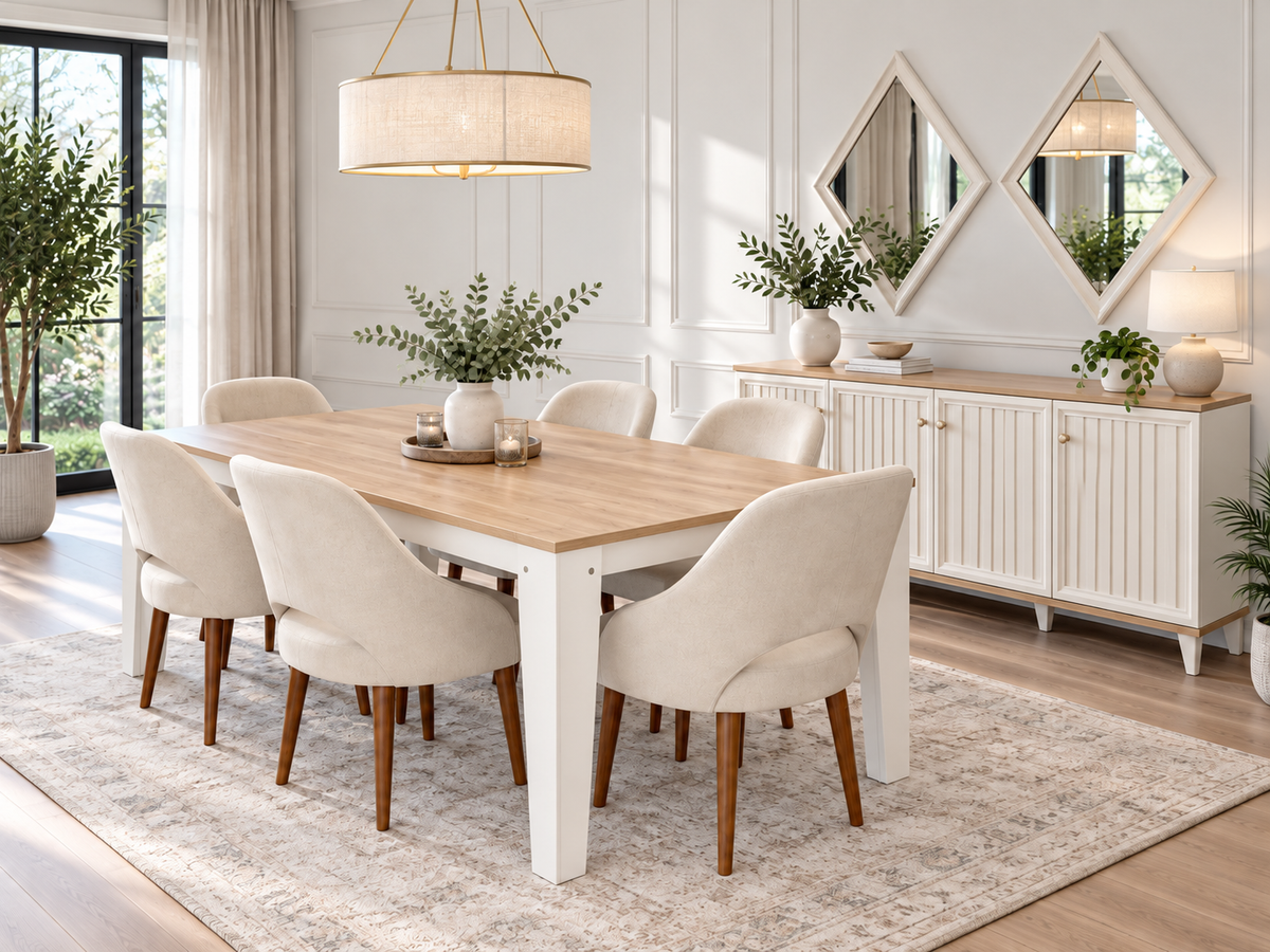 Whity dining room