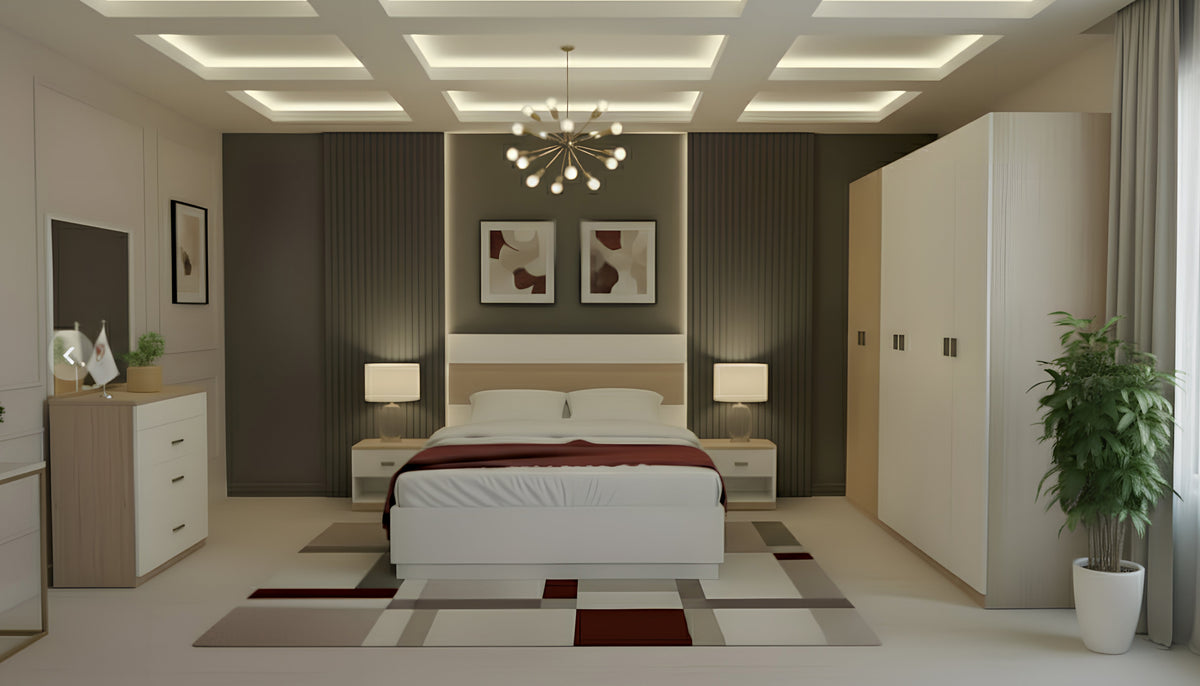 Modern Tamara Luxury Master Bedroom.
